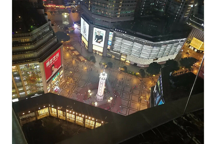 Xana Hotelle Jiefangbei Pedestrian Street Zhongxin Yuzhong Eksteriør bilde